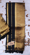 Crushed Tissue Cotton Saree