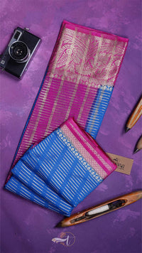 Double Zari Silk Saree