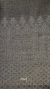 Textured gray fabric pattern