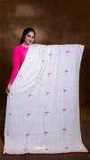 Couture Embroidery Cotton Saree