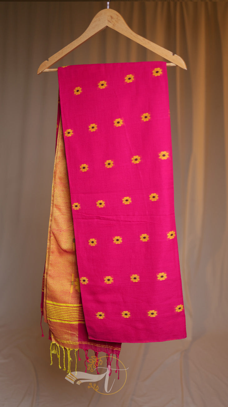 Floral Khadhi Saree