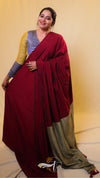 Mulberry Cotton Saree