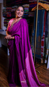 Mulberry Cotton Saree