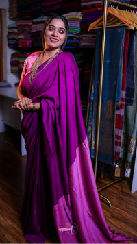 Mulberry Cotton Saree