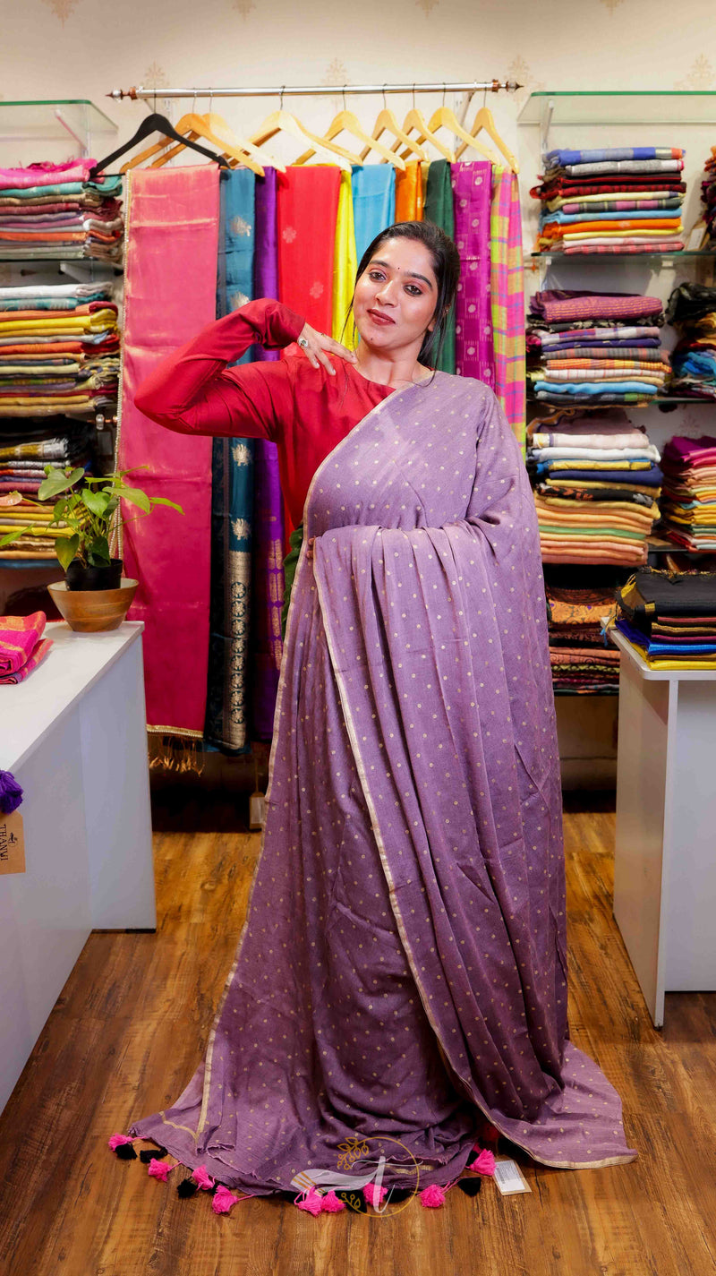 Golden Butti Saree