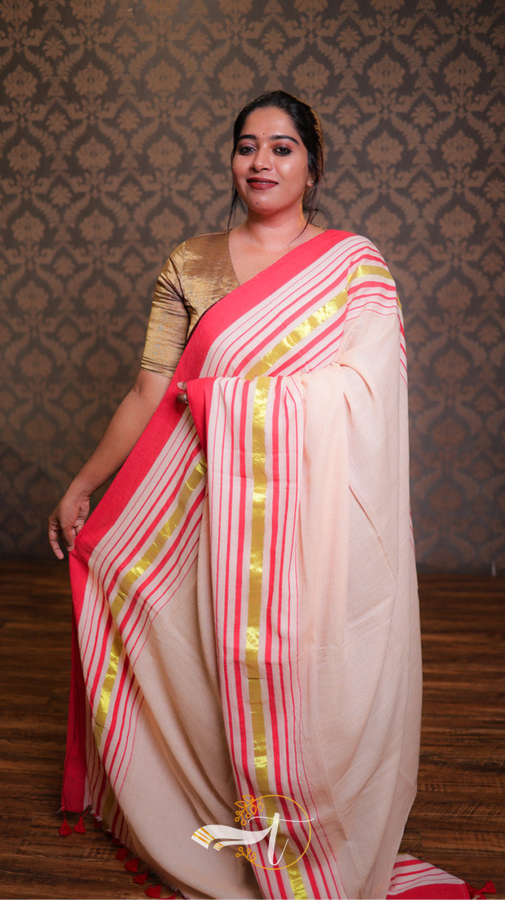 String Border Saree