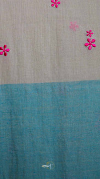 Couture Embroidery Cotton Saree