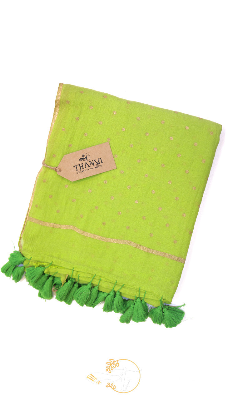 Golden Butti Saree