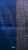 Textured fabric swatch with blue and gray colors