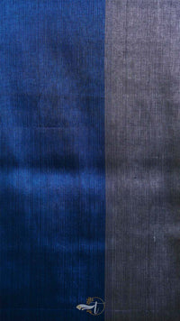 Textured fabric swatch with blue and gray colors