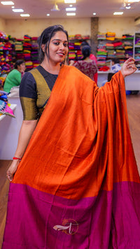 Mulberry Cotton Saree