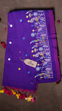 Flower Embroidery Saree