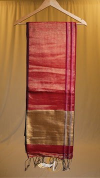 Linen Zari Big Border