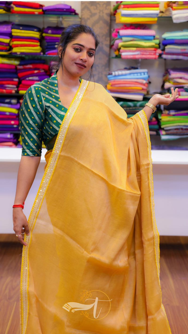 Raga Lace Border Saree