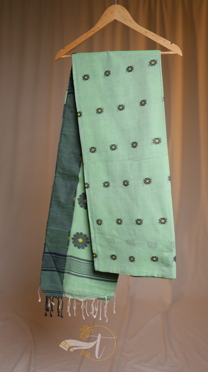 Floral Khadhi Saree