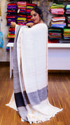 Kanchi Checks Linen Saree