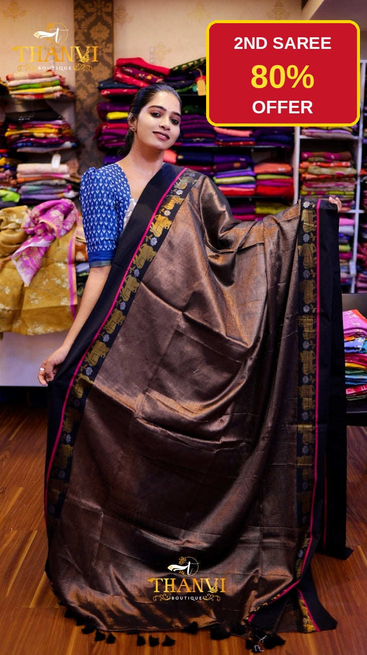 Heritage Tissue Cotton Saree