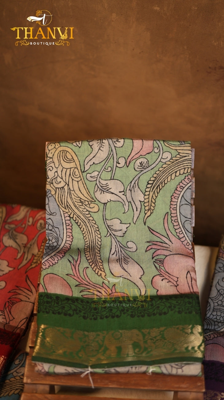 Modal Kalamkari Saree