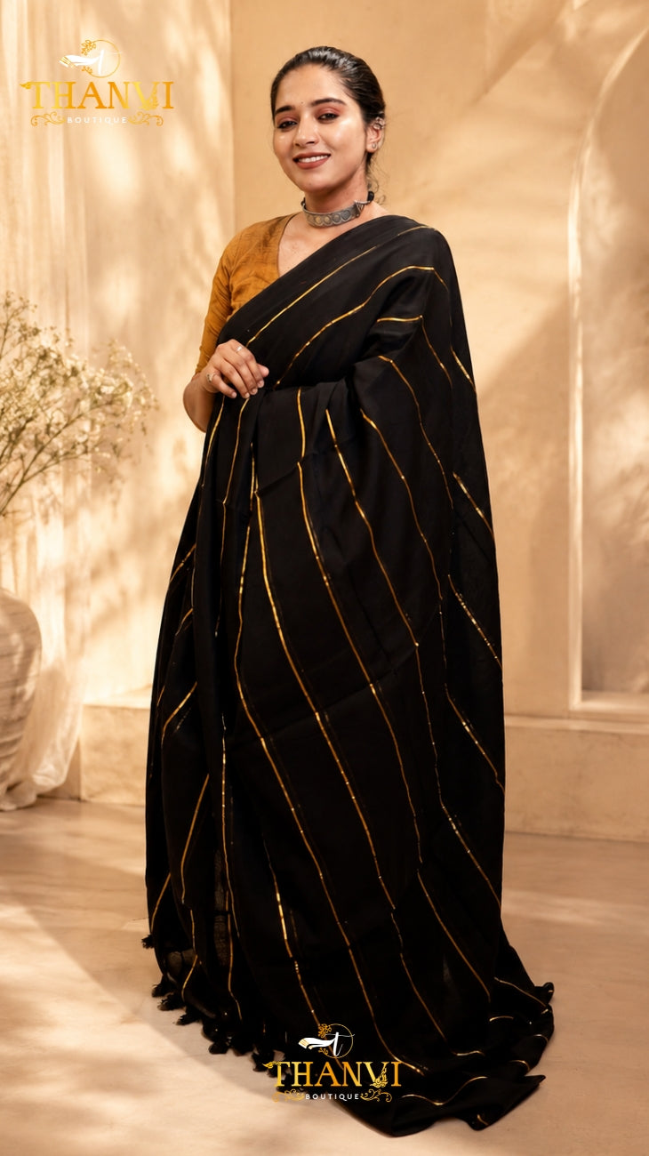 MINI GOLDEN STRIPES SAREE