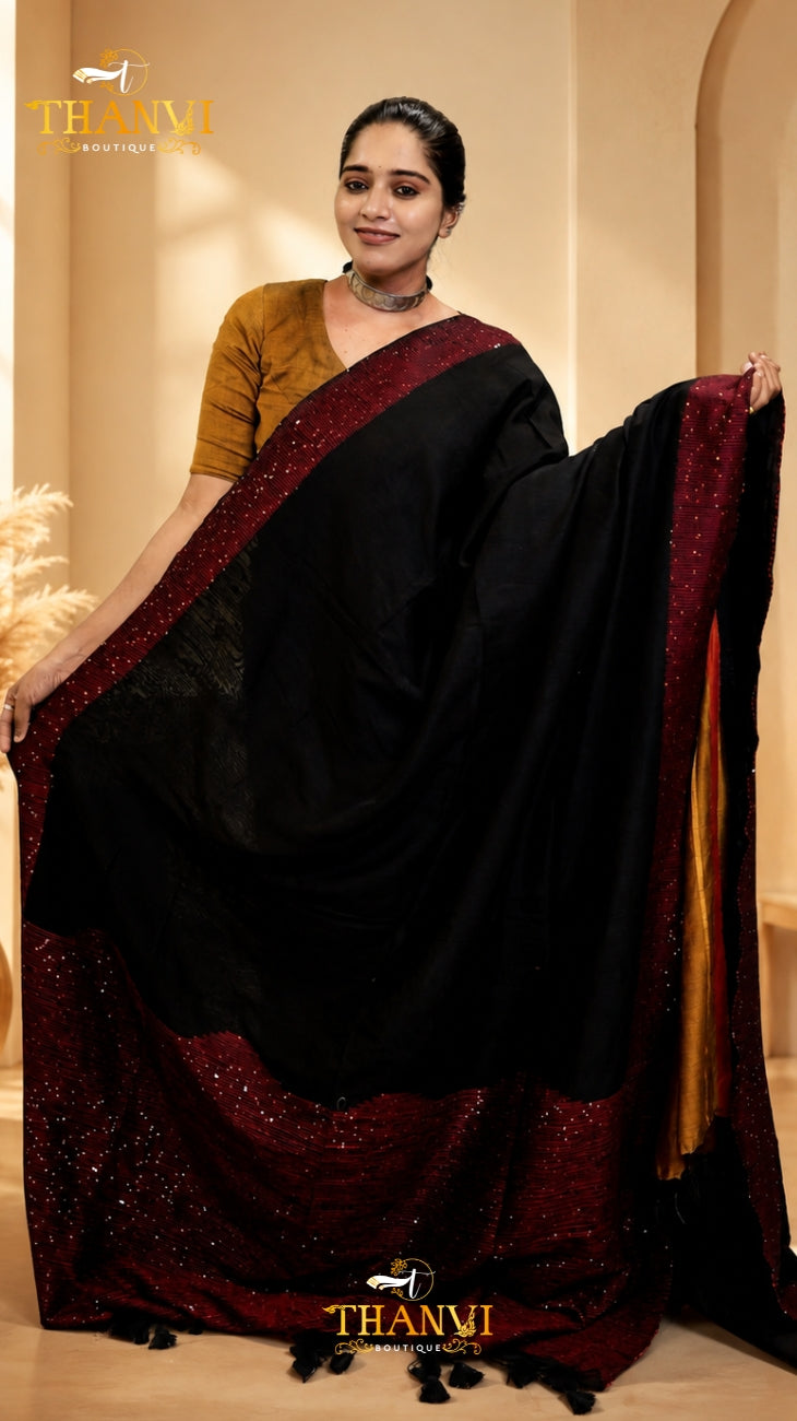 Mulberry sequence Saree
