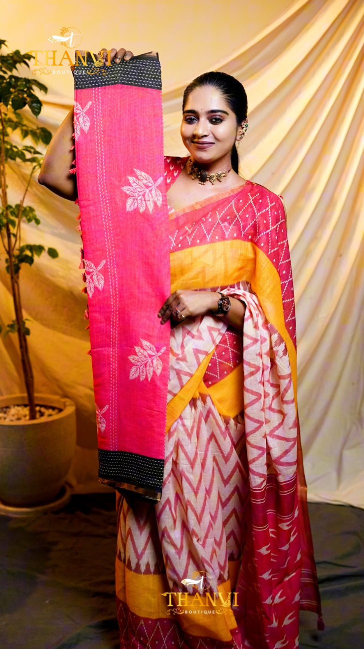 Kota Linen Saree