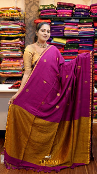 Mashru Cotton Silk Saree