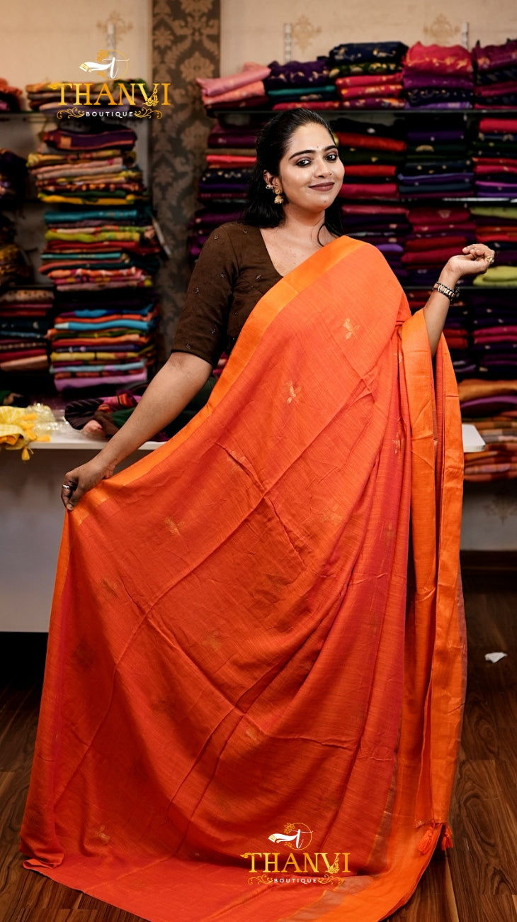 Zari Emb Stripes Saree