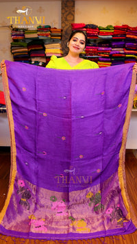 Premium Mashru Linen Saree