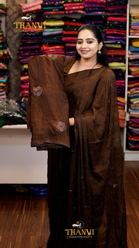 Georgette Embroidery Saree