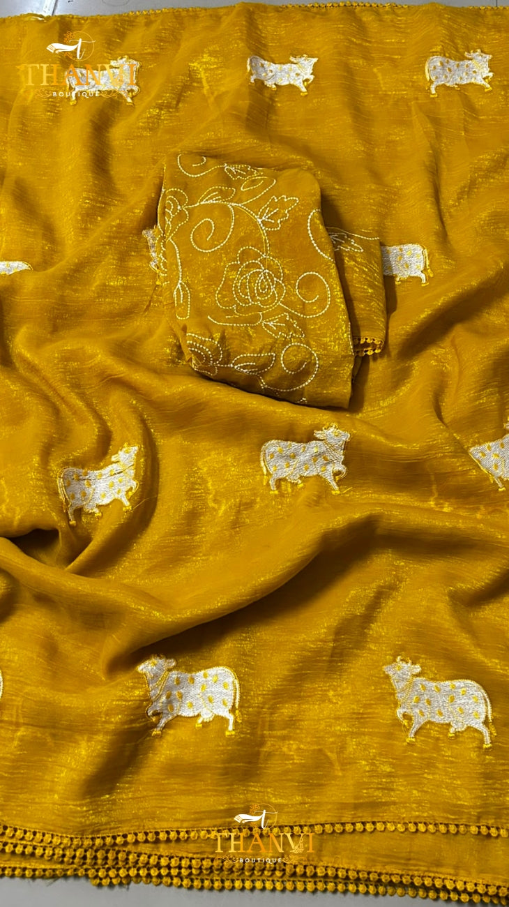 Premium Georgette Saree