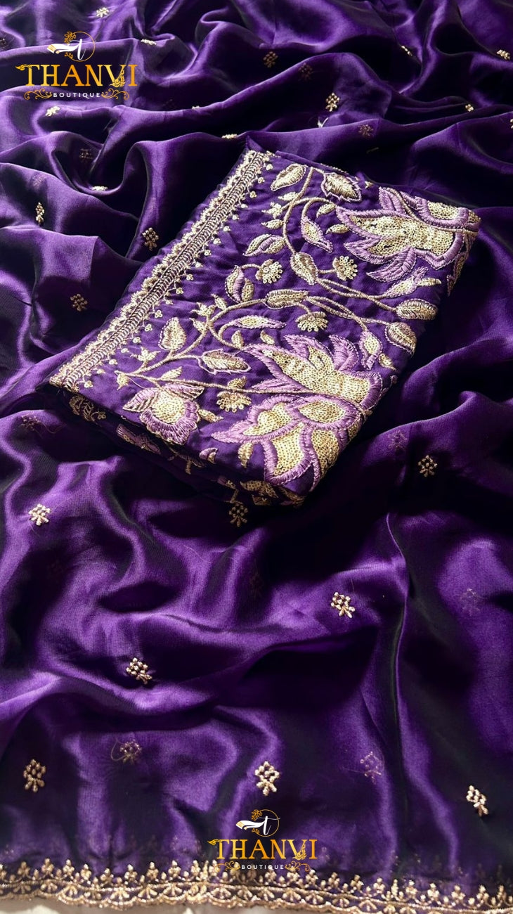 Premium georgette saree