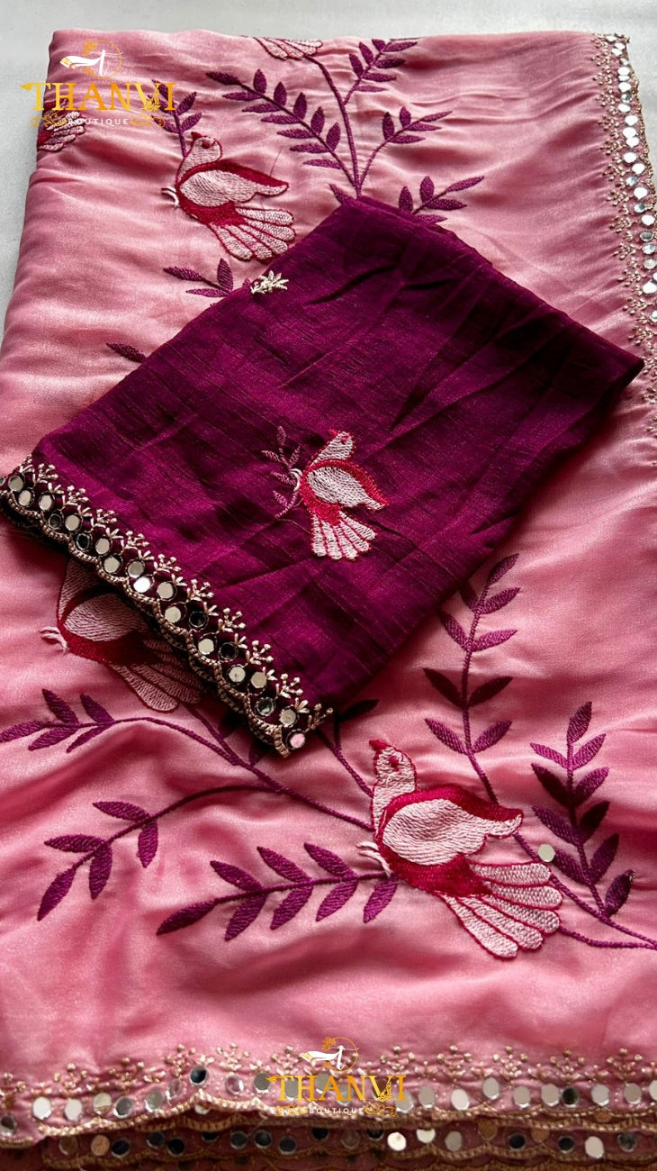 Premium georgette saree