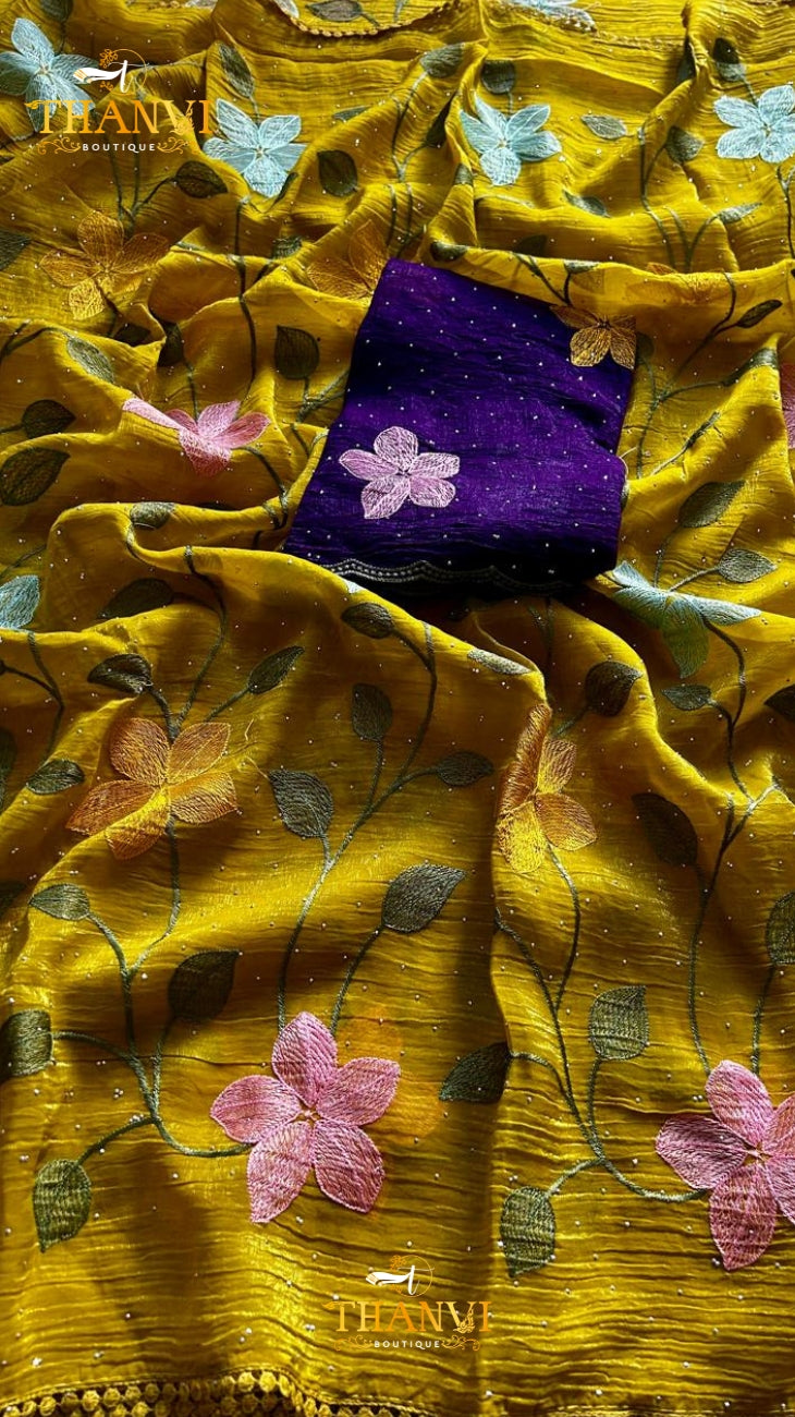 Premium georgette saree