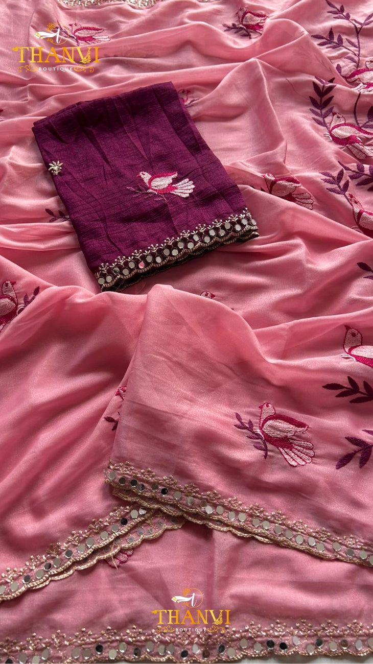 Premium georgette saree