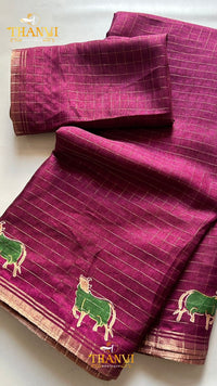 Temple Vesco Saree