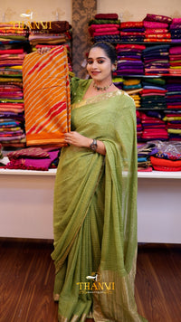 Silk popstick saree
