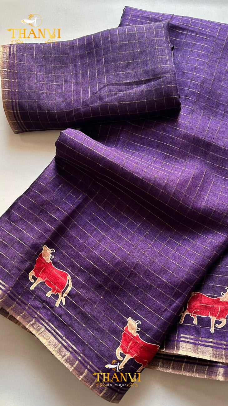 Temple Vesco Saree