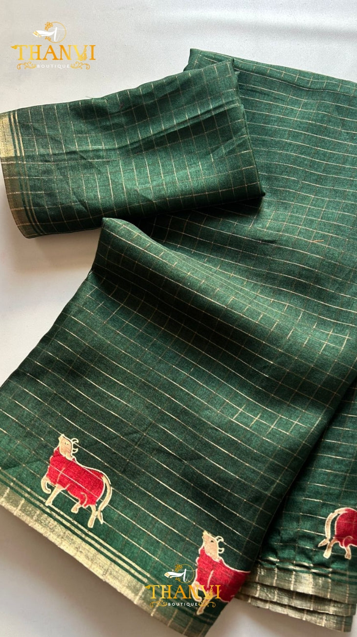Temple Vesco Saree