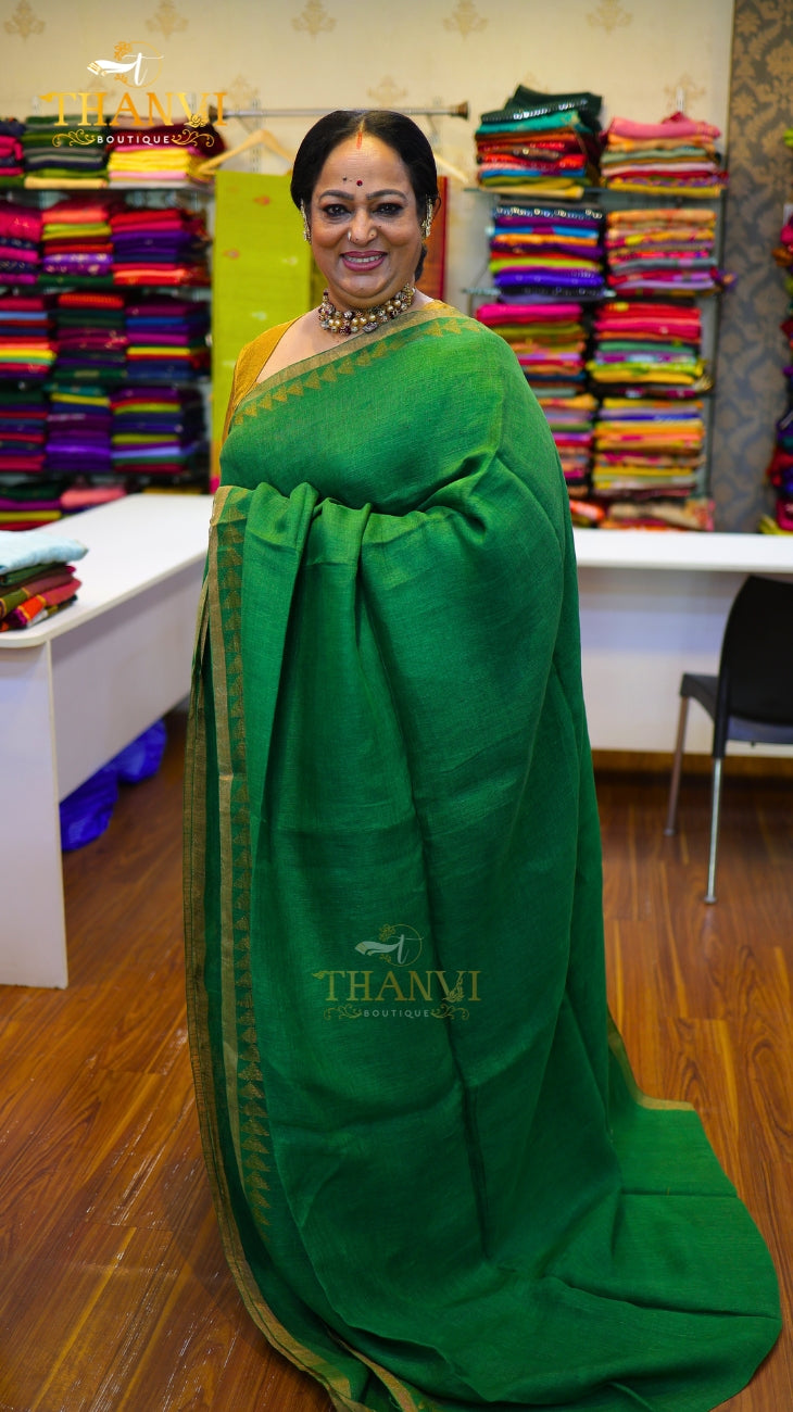 Elite Linen Saree
