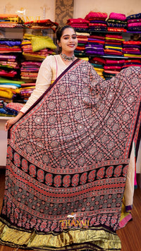 AJARKH MODAL SILK SAREE