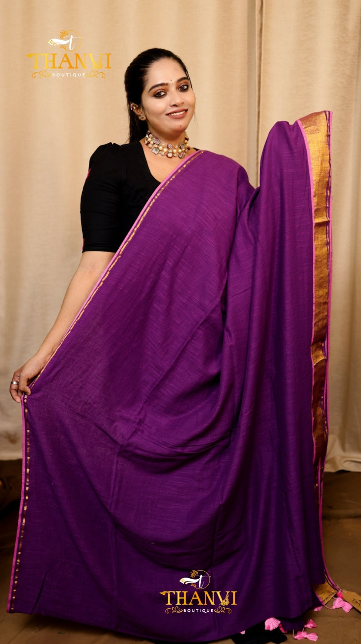 String Border Saree