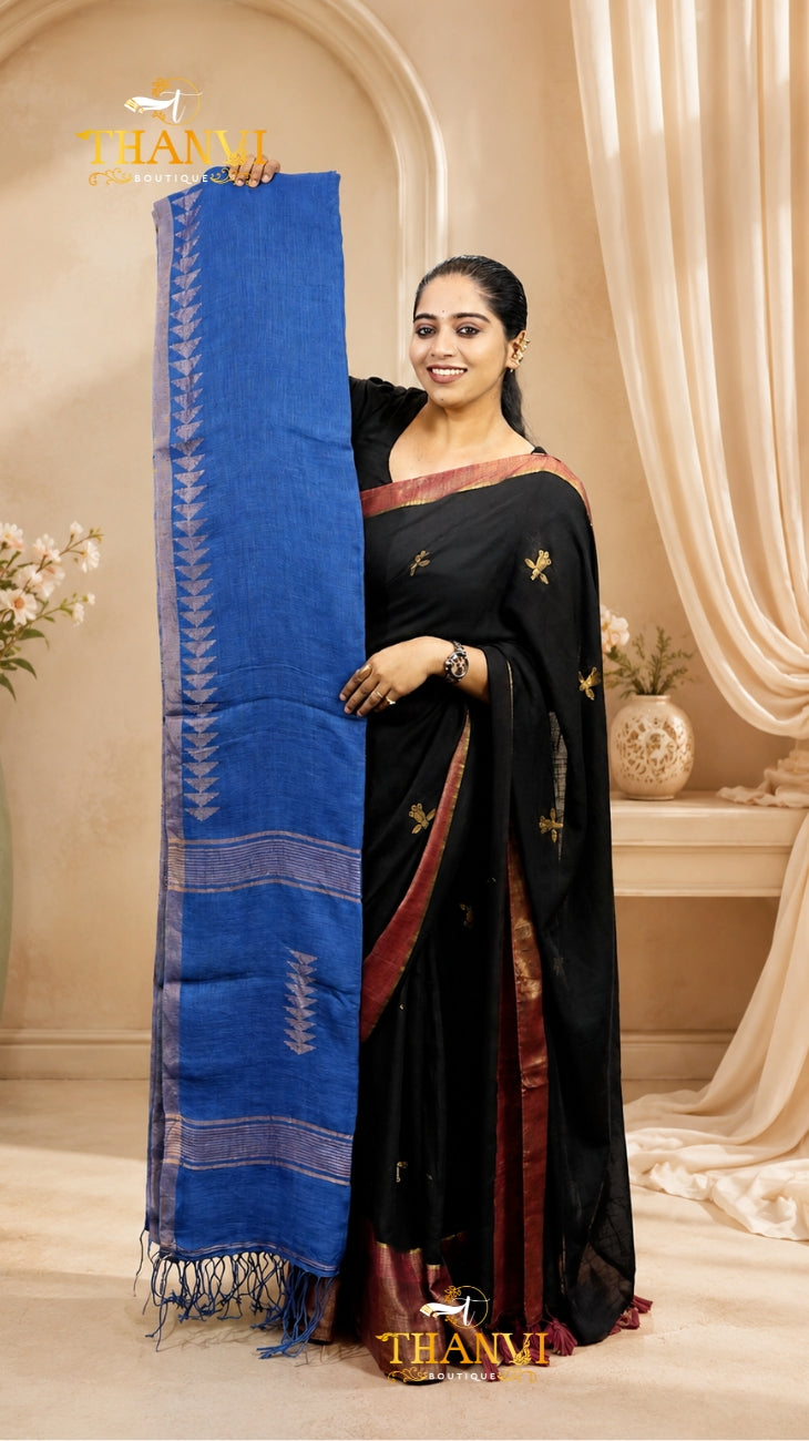 Elite Linen Saree