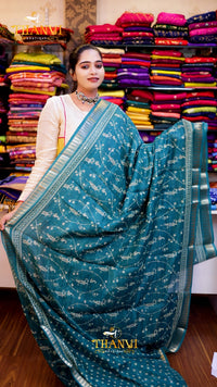 Sequence silk saree