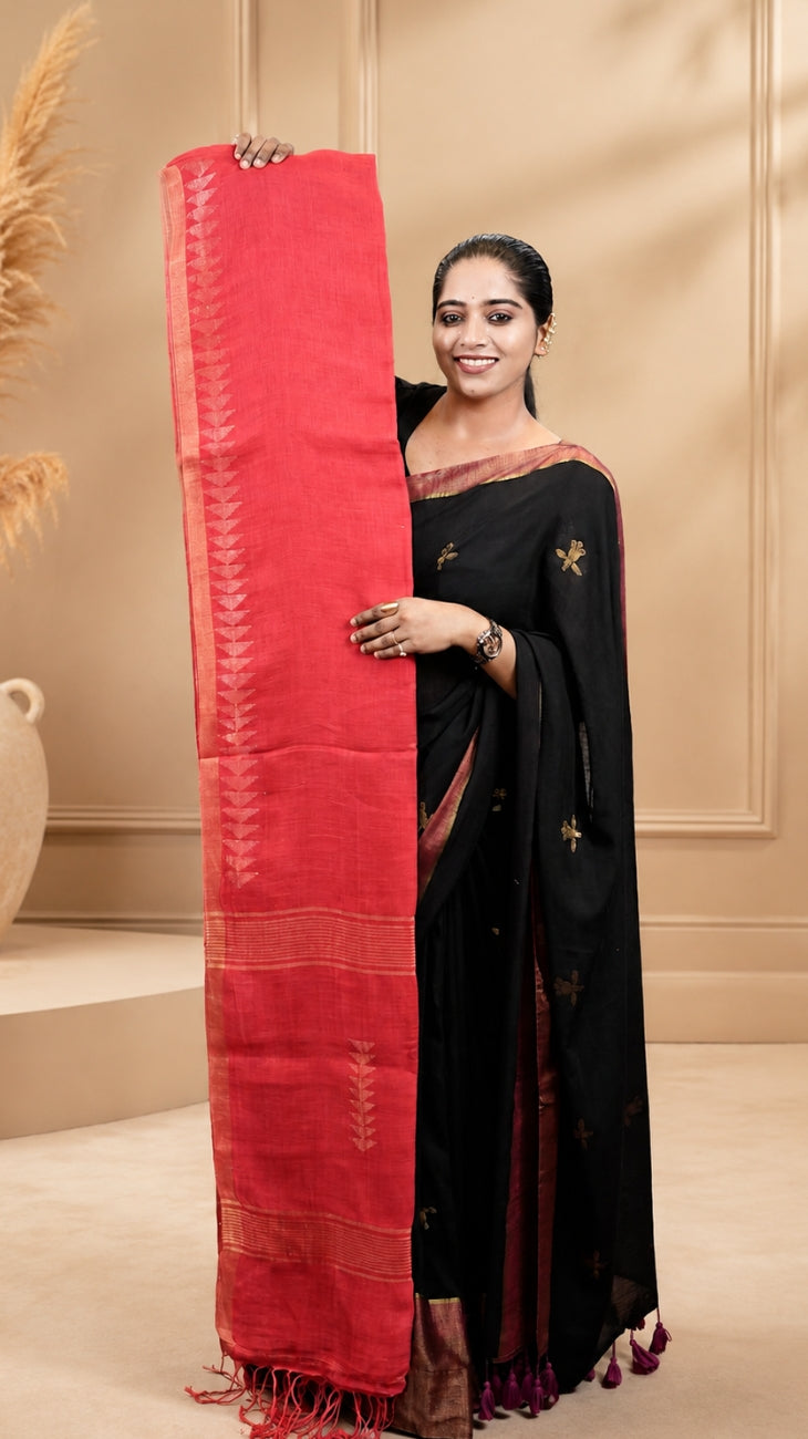 Elite Linen Saree