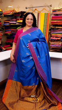 Pineapple Mulberry Cotton Saree