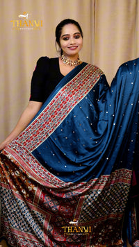 Ajrakh Modal Mirror Saree