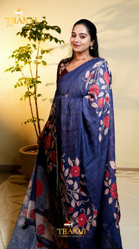 Linen Cotton Saree