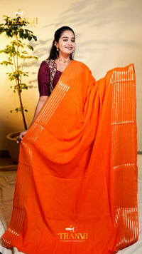 Orange Candy Saree