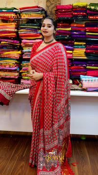 AJARKH MODAL SILK SAREE