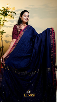 Mulberry Sequence Saree